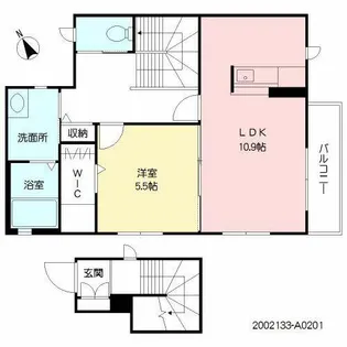 シャーメゾン藤崎【2階】の間取り