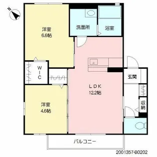 FORENA B棟【2階】の間取り