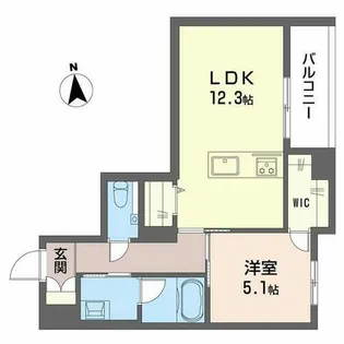 フルオール【0103号室】の間取り