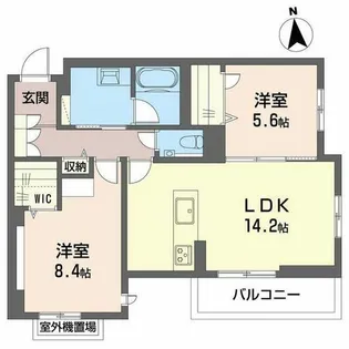 フルオール【0202号室】の間取り
