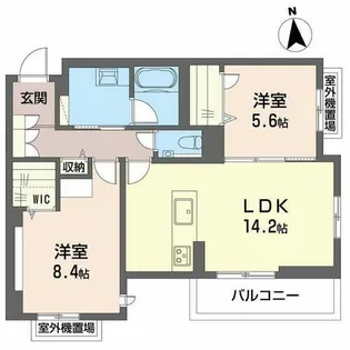 フルオール【0302号室】の間取り