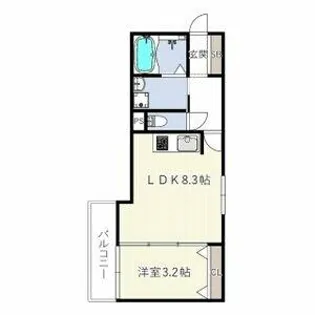 Smith堺【2階】の間取り