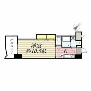 ロイヤル博多駅前【3階】の間取り