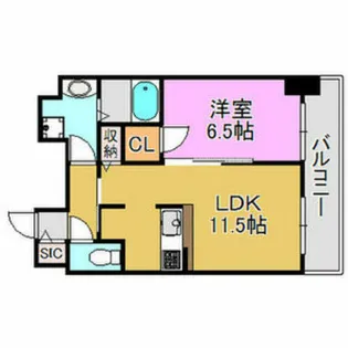 兵庫県尼崎市昭和南通7丁目【マンション】の間取り