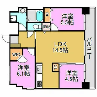 兵庫県尼崎市昭和南通7丁目【マンション】の間取り