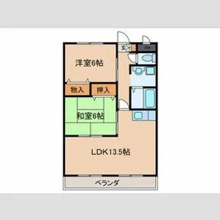 ウイングヒルズ【3階】の間取り