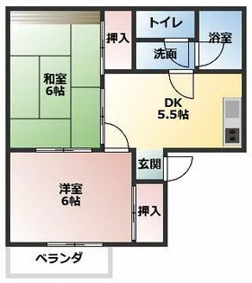 プルミエール【105号室】の間取り