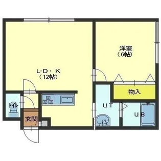 トクトラスト港【205号室】の間取り