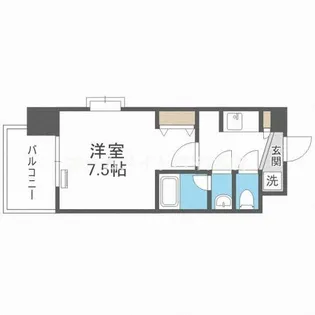スプランディッド難波2【7階】の間取り