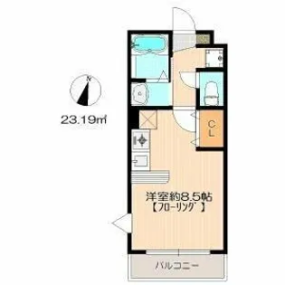 ハーモニーハウス富士見【3階】の間取り