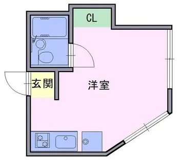 サンユウビル【4階】の間取り