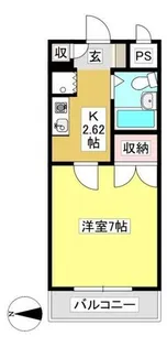 ライフイン幸田【4E号室】の間取り