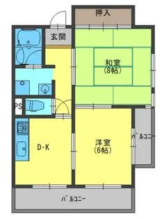 メゾン・ラ・フォーレ【3階】の間取り
