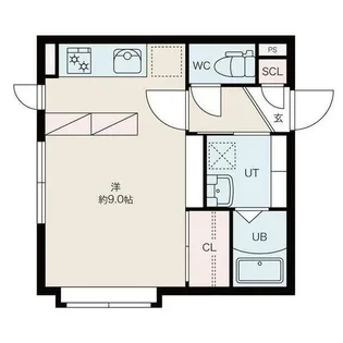 コッペリア【1階】の間取り