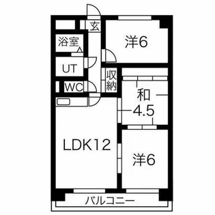 ミラベル元植田【2階】の間取り