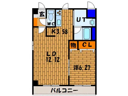 ピュアライフ石川【301号室】の間取り