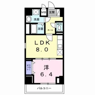 ココ クレメントⅡ【1階】の間取り