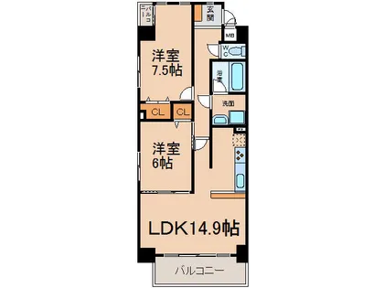 PASSAGGIO(パサージオ)【9階】の間取り