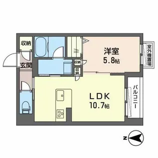 ShaMaison ForestaI【0403号室】の間取り