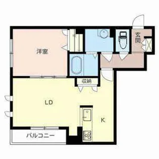 GREY HOUND(グレイ ハウンド)南館【0303号室】の間取り