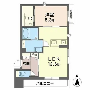 ハルミエール II【0301号室】の間取り