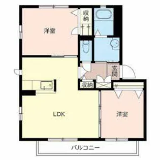 シャーメゾン尾崎【0205号室】の間取り