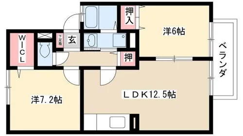 ヴァン・ホーリーA【202号室】の間取り