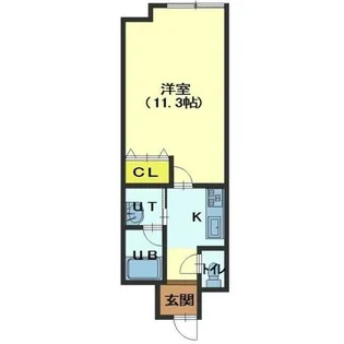 ルミエール美原【705号室】の間取り