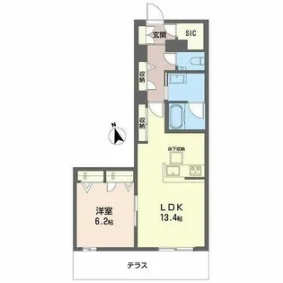 ShaMaison Precious【0101号室】の間取り