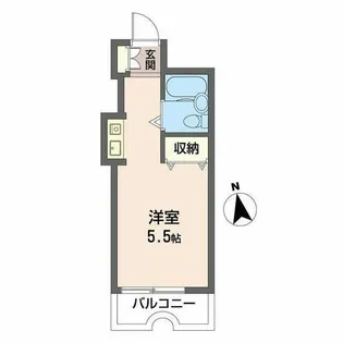 アスティ武庫川【0302号室】の間取り