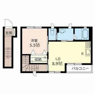 ブルーメゾンIII【0201号室】の間取り