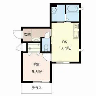 シャーメゾン新神戸【0201号室】の間取り