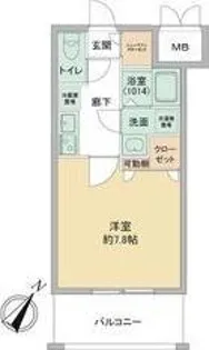 Live Flat Tsukamoto【6階】の間取り