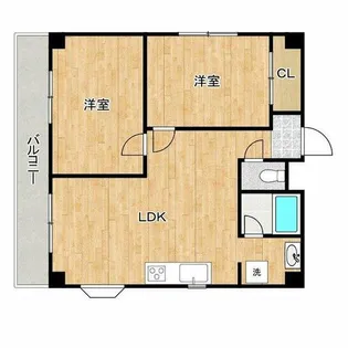 オーナーズマンション杭全【2階】の間取り