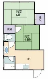 ブランドール大正Ⅱ【2階】の間取り