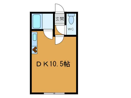 ルーベデンス川原弐号館【202号室】の間取り