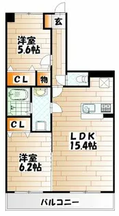 ラ・ルミエールⅠ【302号室】の間取り