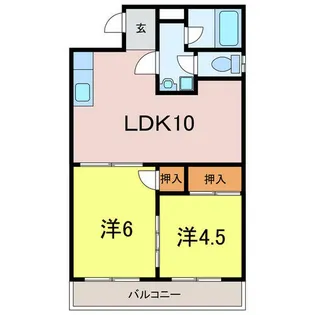 メゾン石川【2階】の間取り
