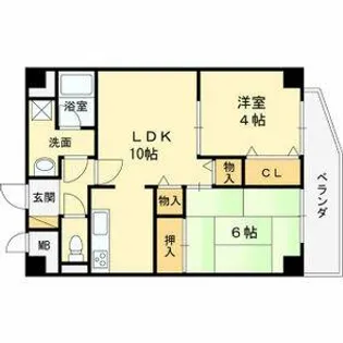 セリエス元町【1階】の間取り