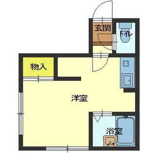 乃木町第1レジデンス【201号室】の間取り