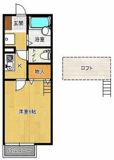 エルピソⅠ【2階】の間取り