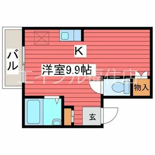 グリーンヒルシャトー【4階】の間取り
