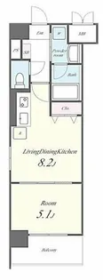 パインリッチ【9階】の間取り