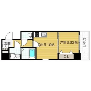 Wind Bell 大宮【303号室】の間取り