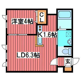 ドームキャッスル・ニッタ【3階】の間取り