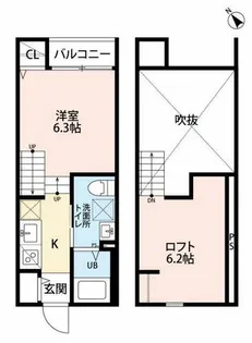 サウステージⅡ【2階】の間取り