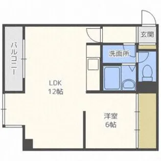 エースハイム厚別【502号室】の間取り