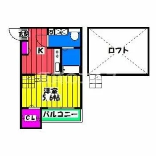 Studio竹下【103号室】の間取り