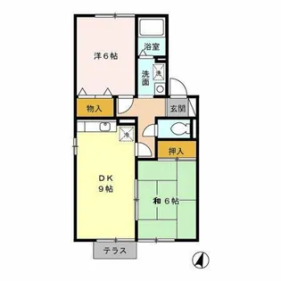 ファミール二池【1階】の間取り