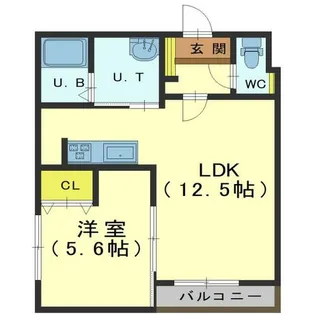 ル シャノワールⅡ【304号室】の間取り